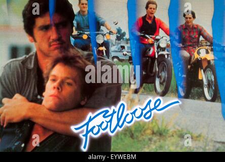 Footloose Year : 1984 Director : Herbert Ross Chris Penn, Kevin Bacon Stock Photo