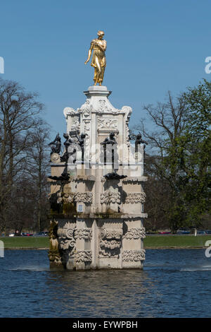 Diana Fountain, Bushy Park, Hampton, London, England, United Kingdom, Europe Stock Photo