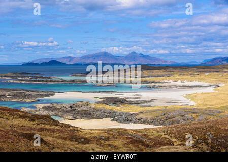 Sanna beaches, Ardnamurchan Peninsula, Lochaber, Highlands, Scotland, United Kingdom, Europe Stock Photo