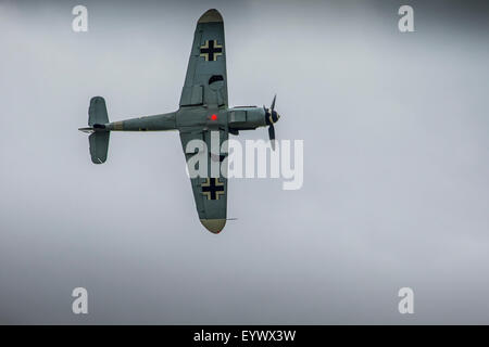 Battle of Britain 75th Anniversary Airshow held at Biggin Hill in Kent, England. Stock Photo
