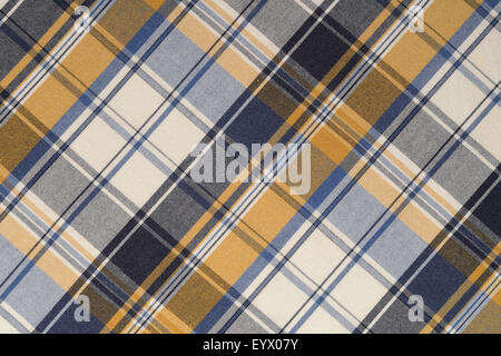 Plaid Close up. Stock Photo