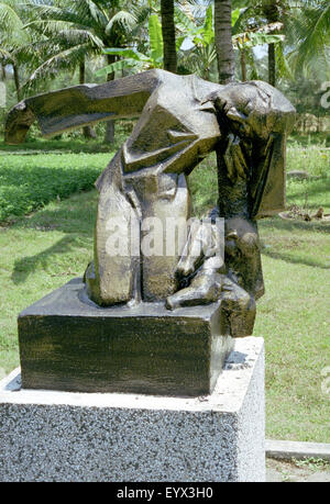 statue at my lai massacre site brian mcguire Stock Photo