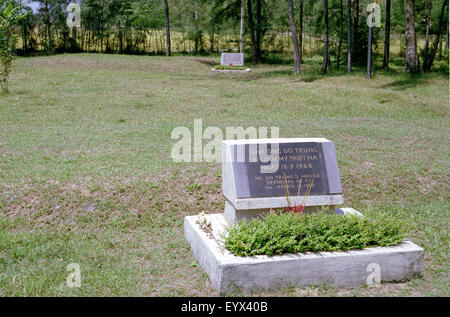 memorial marker at my lai massacre site brian mcguire Stock Photo