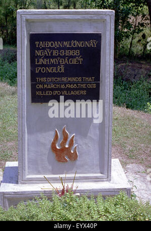 memorial at my lai massacre site vietnam brian mcguire Stock Photo