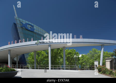 GEORGIA AQUARIUM PEMBERTON PLACE ATLANTA GEORGIA USA Stock Photo