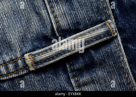 Jeans, Back With Belt Loops Stock Photo - Alamy