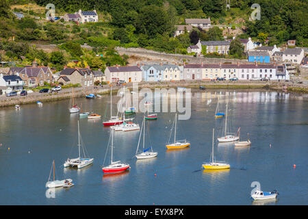 The harbour at Lower Town, Fishguard, Pembrokeshire, Wales, UK Stock Photo