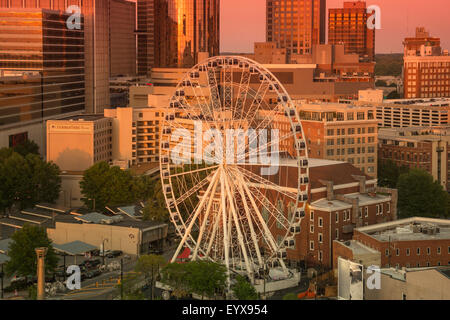 SKYVIEW FERRIS WHEEL CENTENNIAL OLYMPIC PARK DOWNTOWN ATLANTA GEORGIA USA Stock Photo