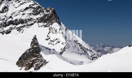 Sphinx viewing platform at the top of the Jungfraujoch Stock Photo