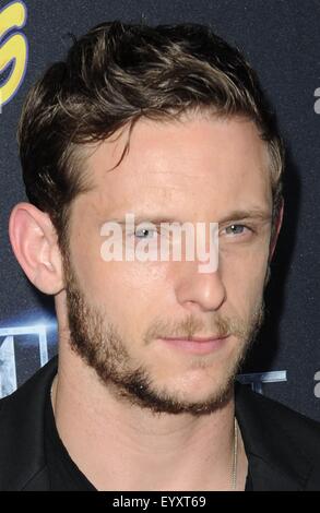 Brooklyn, NY, USA. 4th Aug, 2015. Jamie Bell at arrivals for FANTASTIC FOUR Premiere, Williamsburg Cinemas, Brooklyn, NY August 4, 2015. Credit:  Kristin Callahan/Everett Collection/Alamy Live News Stock Photo
