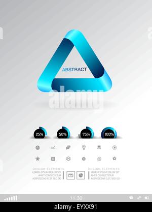 Business design elements Stock Vector