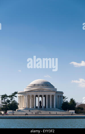 The Thomas Jefferson Memorial a presidential memorial in Washington, DC Stock Photo