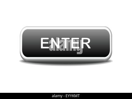 Vector enter button Stock Vector