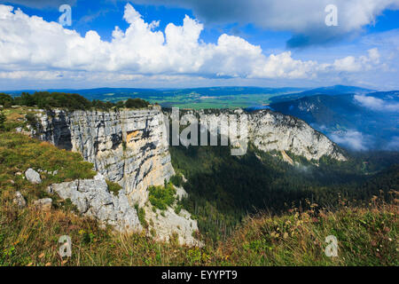 Creux du Van at the Neuenburger Jura, Switzerland, Neuenburg Stock Photo