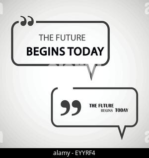 Vector speech bubble on a gray background Stock Vector