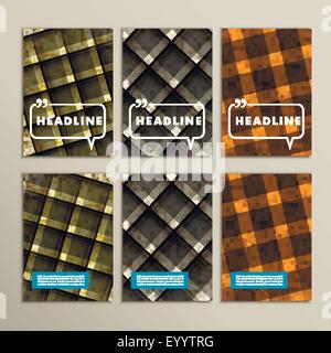 Vector set of simple stylish dark background Stock Vector