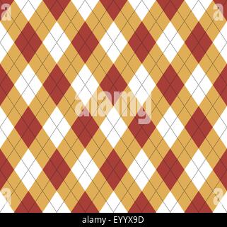 Seamless argyle pattern. Diamond shapes background. Stock Vector
