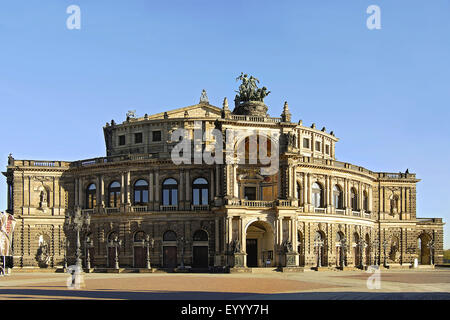 Semper Oper in Dresden, Germany, Saxony, Dresden Stock Photo