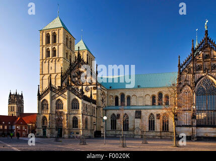 Muenster Cathedral (St.-Paulus-Dom), Germany, North Rhine-Westphalia, Muensterland, Munster Stock Photo