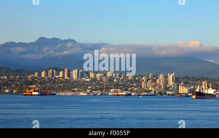 North Vancouver, view from Stanley Park, Canada Stock Photo