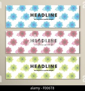 Set for design in molecules abstract style Stock Vector
