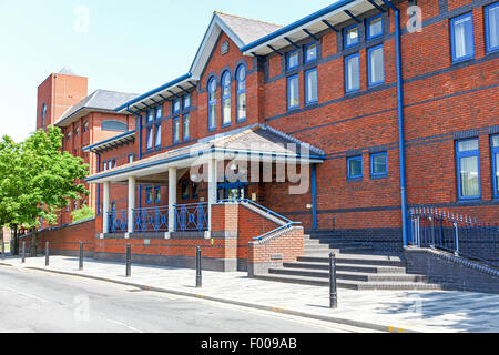 Stoke-on-Trent County Court and Crown Court buildings Stoke on Trent Staffordshire Staffs England UK Stock Photo