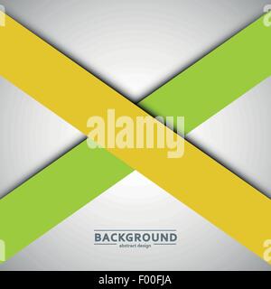 Two crossed lines on a gray background Stock Vector