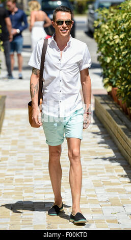 TOWIE stars film at Cavalli club in Marbella  Featuring: Bobby Norris Where: Marbella, United Kingdom When: 04 Jun 2015 C Stock Photo