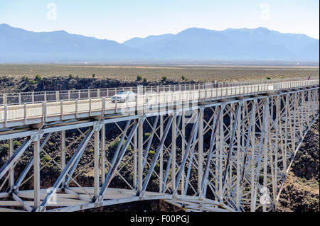 The Rio Grande Gorge Bridge. New Mexico. USA Stock Photo