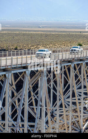 The Rio Grande Gorge Bridge. New Mexico. USA Stock Photo