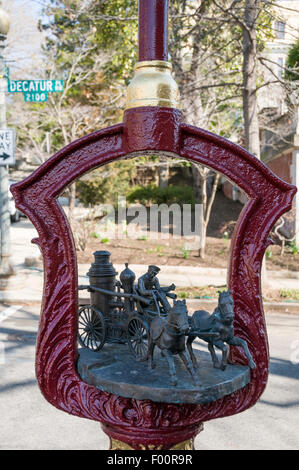 One of the call boxes restored by the The Sheridan-Kalorama Call Box Restoration Project Stock Photo