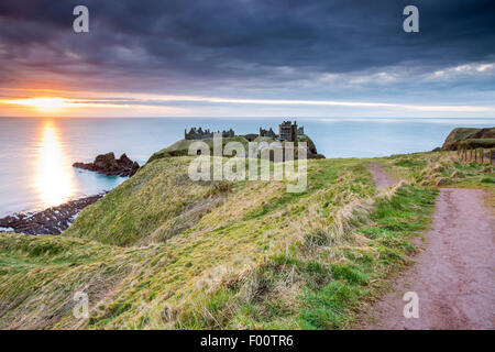 Dunnottar Castle, Aberdeenshire, Scotland, United Kingdom, Europe. Stock Photo