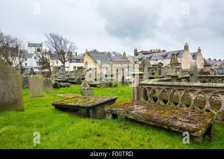 Medieval Kirkyard of Banff, Aberdeenshire, Scotland, United Kingdom, Europe. Stock Photo