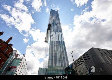 The Beetham tower on Deansgate Manchester England UK Stock Photo