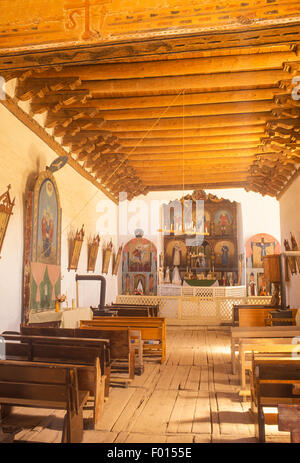 Church of San Jose de Gracia, Las Trampas, New Mexico Stock Photo