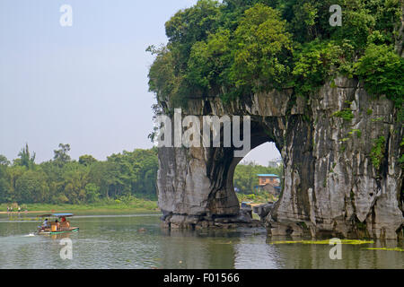 Elephant Trunk Hill, the symbol of Guilin Stock Photo