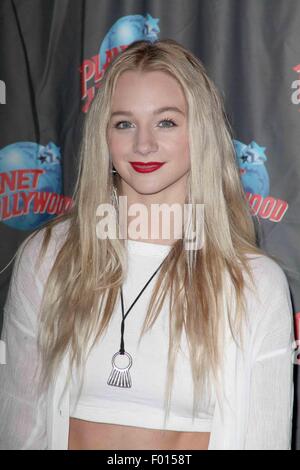 Mollee Gray at Planet Hollywood Times Square promoting her new Disney