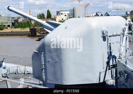 Maillé-Brézé T 47-class destroyer museum ship in Nantes  commissioned on 4 May 1957 Stock Photo