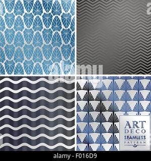 Art Deco seamless vintage wallpaper pattern Stock Vector