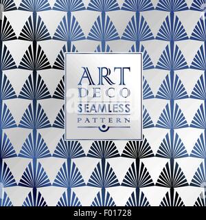 Art Deco seamless vintage wallpaper pattern Stock Vector