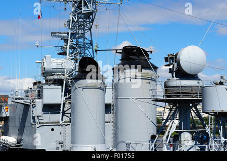 Maillé-Brézé T 47-class destroyer museum ship in Nantes  commissioned on 4 May 1957 Stock Photo