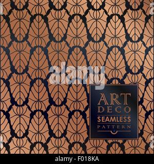 Art Deco seamless vintage wallpaper pattern Stock Vector