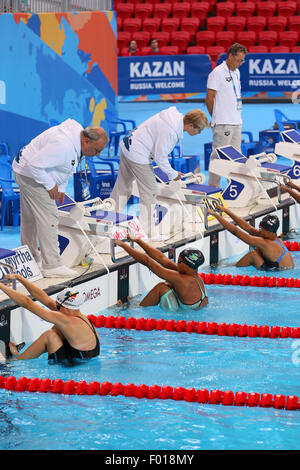 Kazan, Russia. 5th Aug, 2015. General view Swimming : 16th FINA World Championships Kazan 2015 Women's 50m Backstroke Heat at Kazan Arena in Kazan, Russia . Credit:  Yohei Osada/AFLO SPORT/Alamy Live News Stock Photo