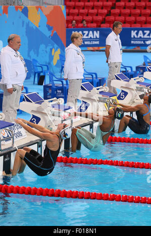 Kazan, Russia. 5th Aug, 2015. General view Swimming : 16th FINA World Championships Kazan 2015 Women's 50m Backstroke Heat at Kazan Arena in Kazan, Russia . Credit:  Yohei Osada/AFLO SPORT/Alamy Live News Stock Photo