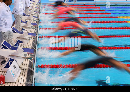 Kazan, Russia. 5th Aug, 2015. General view Swimming : 16th FINA World Championships Kazan 2015 Women's 50m Backstroke Heat at Kazan Arena in Kazan, Russia . Credit:  Yohei Osada/AFLO SPORT/Alamy Live News Stock Photo