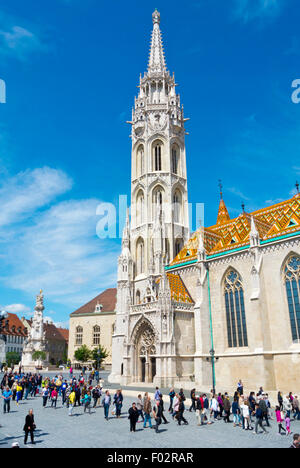 Matyas Templon, Matthias Church, Szentharomsag ter, Castle district, Buda, Budapest, Hungary Stock Photo