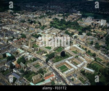 Aerial view of Oxford - England, United Kingdom Stock Photo