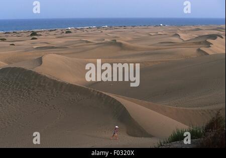 Spain - Canary Islands - Gran Canaria Island - Maspalomas. Dunes Stock Photo