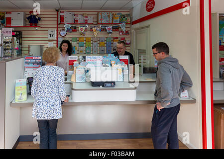 Main style Post Office branch refit and modernization Stock Photo