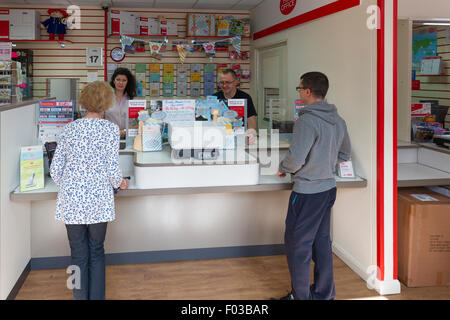 Main style Post Office branch refit and modernization Stock Photo